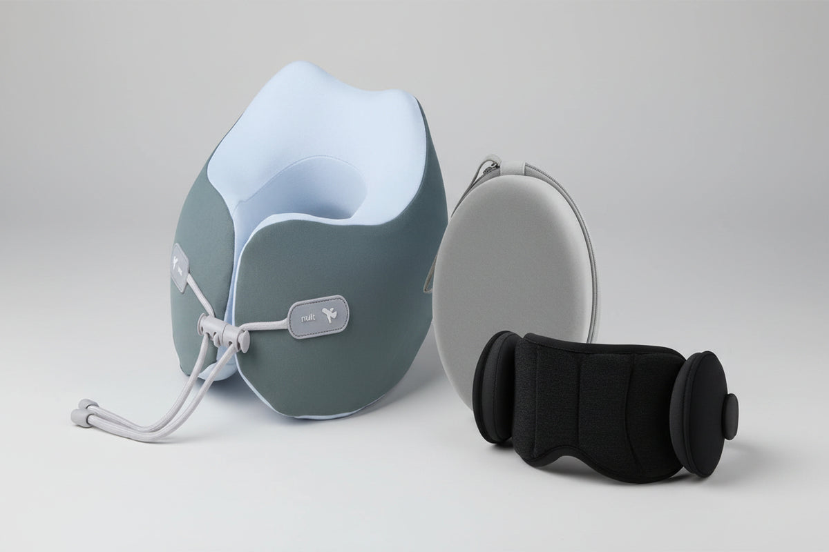 Memory Foam U-shaped Pillow Travel Neck Pillow Storage.....