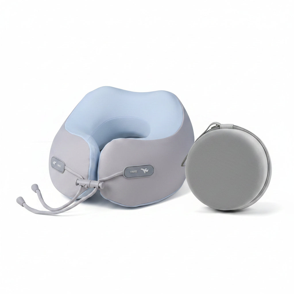 Memory Foam U-shaped Pillow Travel Neck Pillow Storage....