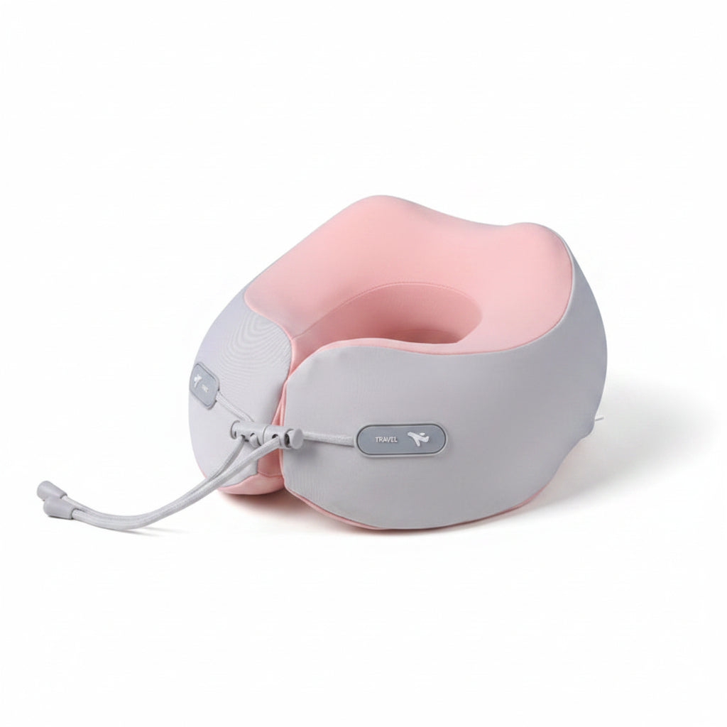 Memory Foam U-shaped Pillow Travel Neck Pillow Storage..