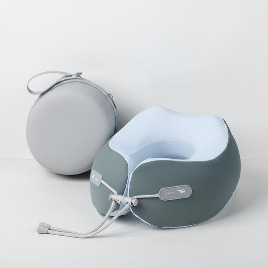 Memory Foam U-shaped Pillow Travel Neck Pillow Storage